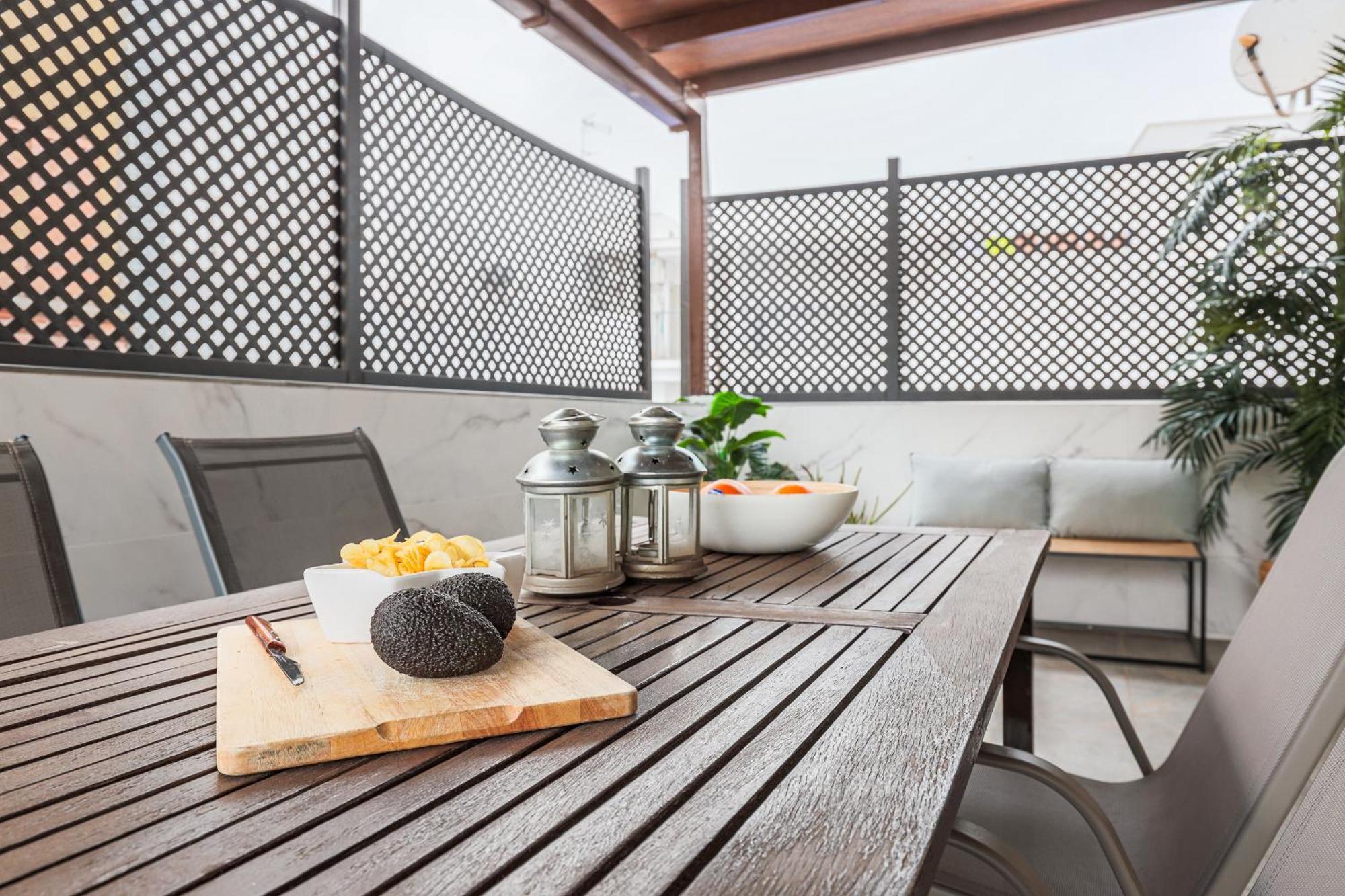Ferienwohnung Fantastico Atico 2 Hab Y Gran Terraza Privada Sevilla Exterior foto