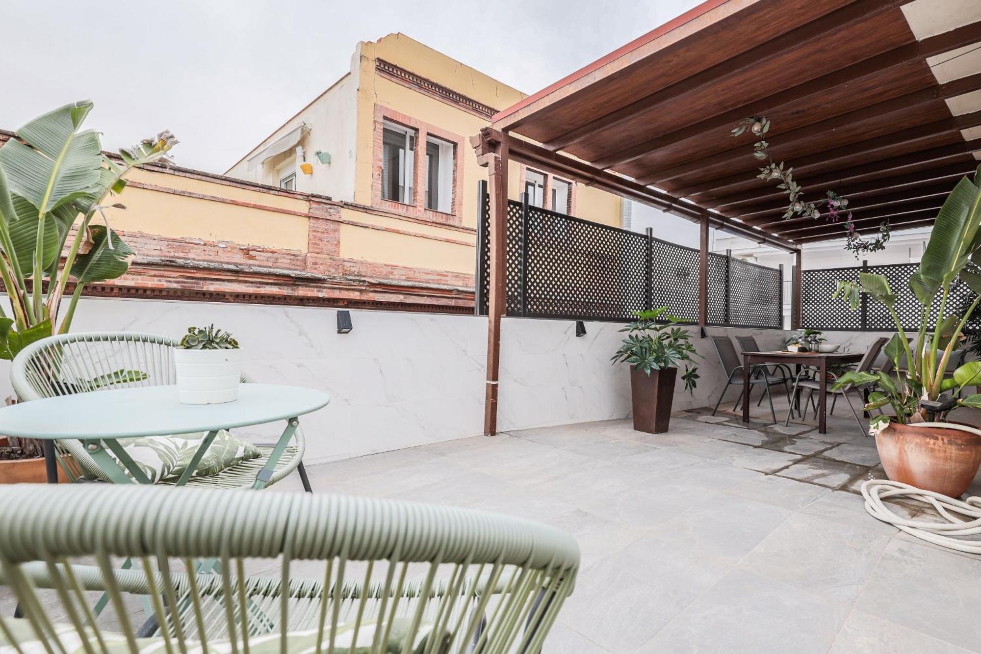 Ferienwohnung Fantastico Atico 2 Hab Y Gran Terraza Privada Sevilla Exterior foto