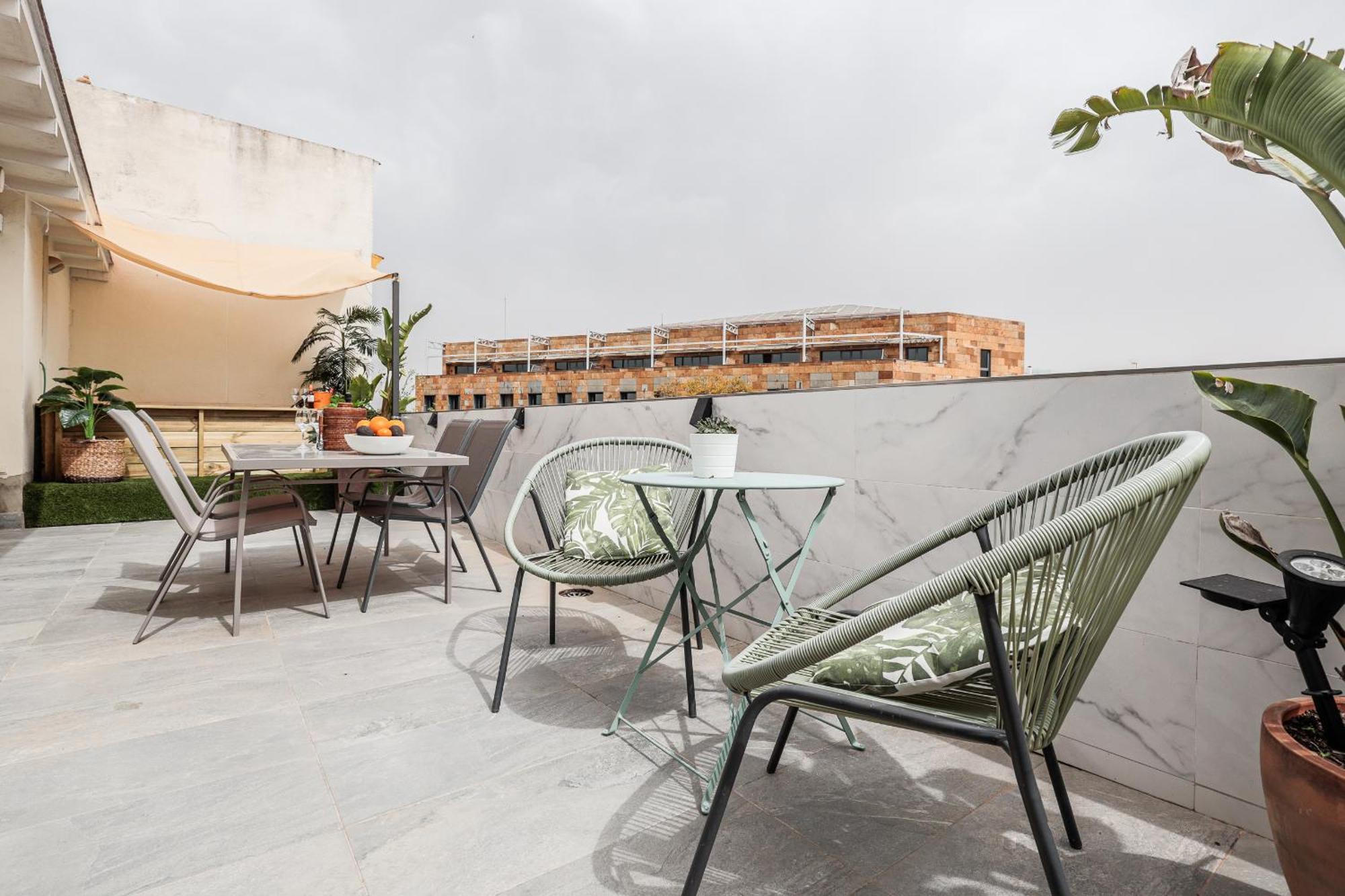 Ferienwohnung Fantastico Atico 2 Hab Y Gran Terraza Privada Sevilla Exterior foto