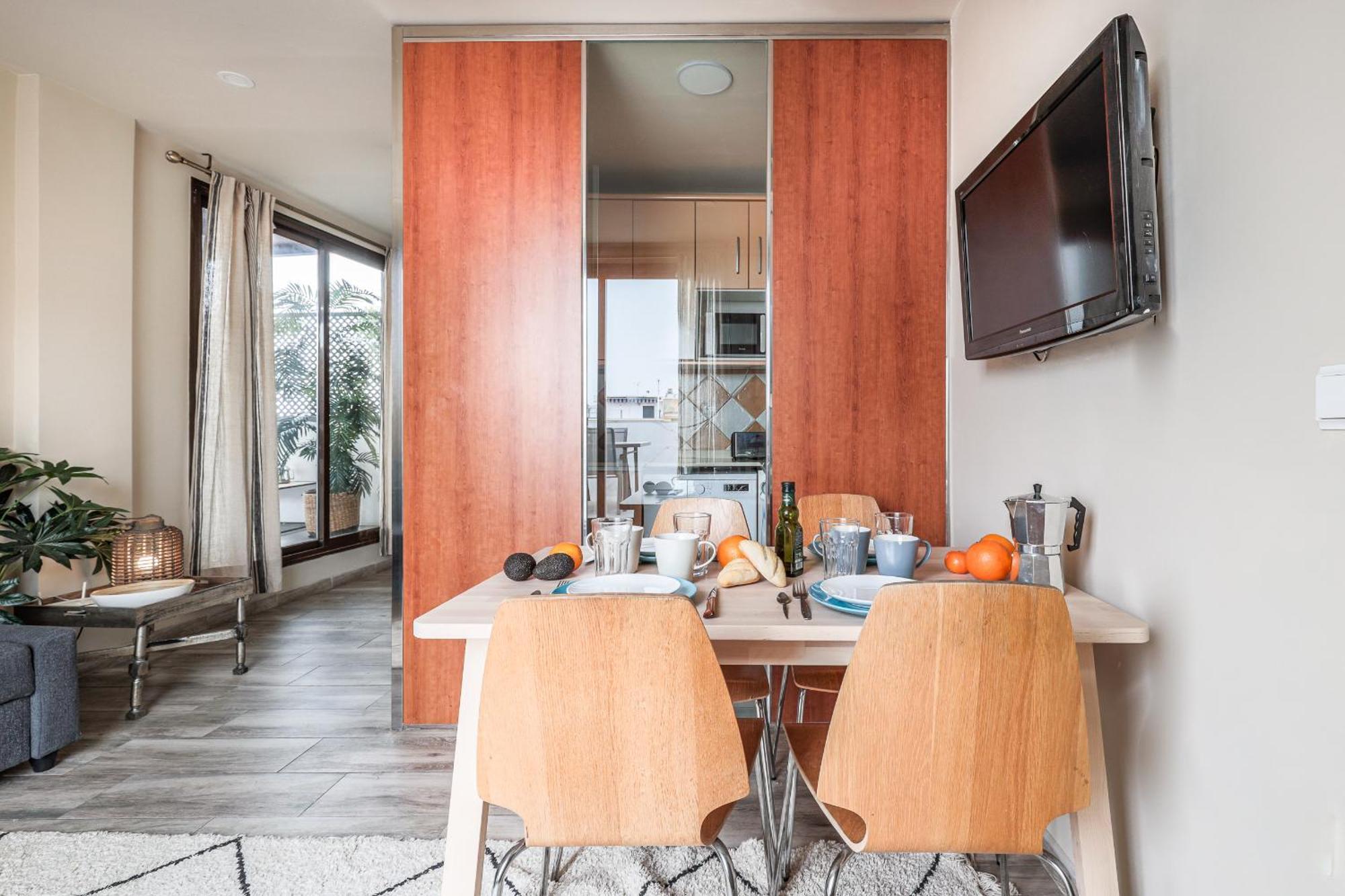 Ferienwohnung Fantastico Atico 2 Hab Y Gran Terraza Privada Sevilla Exterior foto