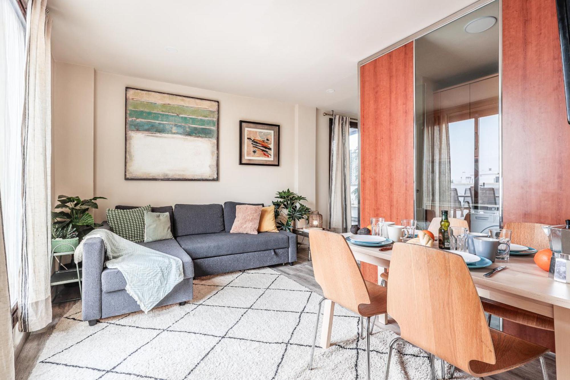 Ferienwohnung Fantastico Atico 2 Hab Y Gran Terraza Privada Sevilla Exterior foto